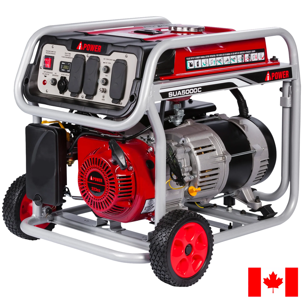 SUA5000C – 5000 Watt Portable Generator