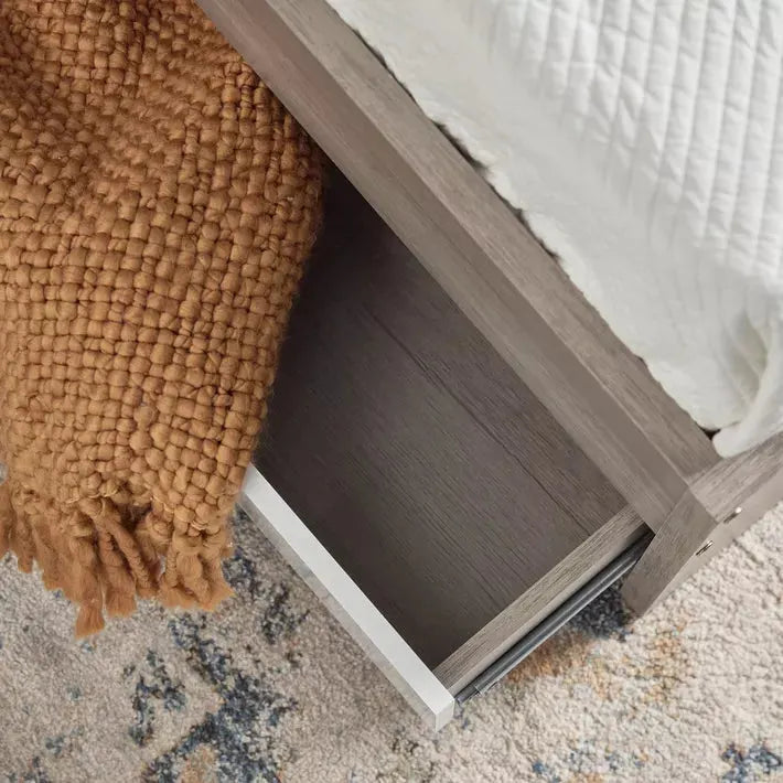 Jamie Single Bed with Storage – 120×200 cm