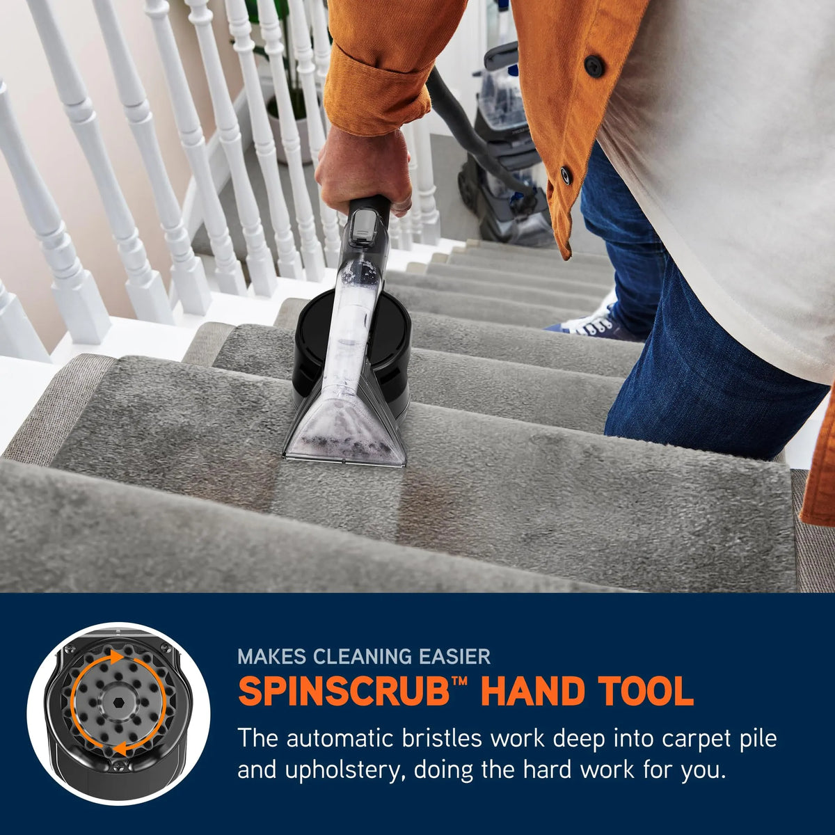 Vax SpinScrub Power Plus Upright Carpet and Upholstery Cleaner