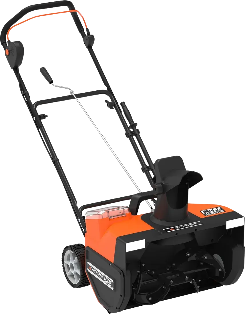 Yard Force YF60VRX Single-Stage Snow Blower 22″ w/ Lithium-Ion Battery and Fast Charger 60V New
