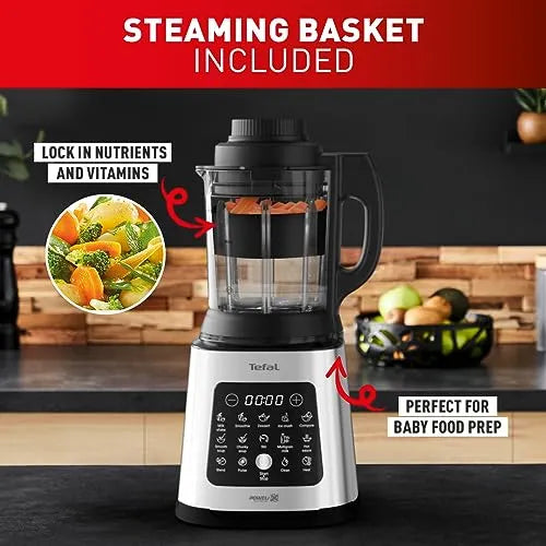 Tefal PerfectMix Cook Blender & Soup Maker 2L, 10 Auto Programs