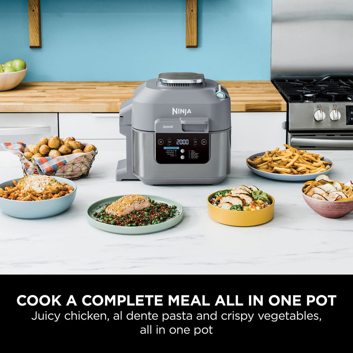 Ninja Speedi 10-in-1 Rapid Cooker & Air Fryer Multi-Cooker 5.7L