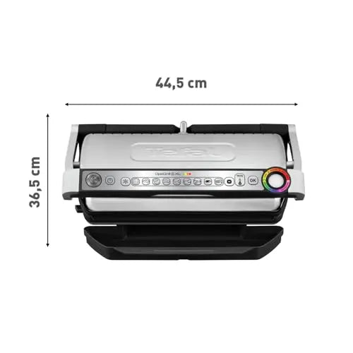 Tefal OptiGrill Plus XL Electric Grill, 9 Programs with Cooking Sensor