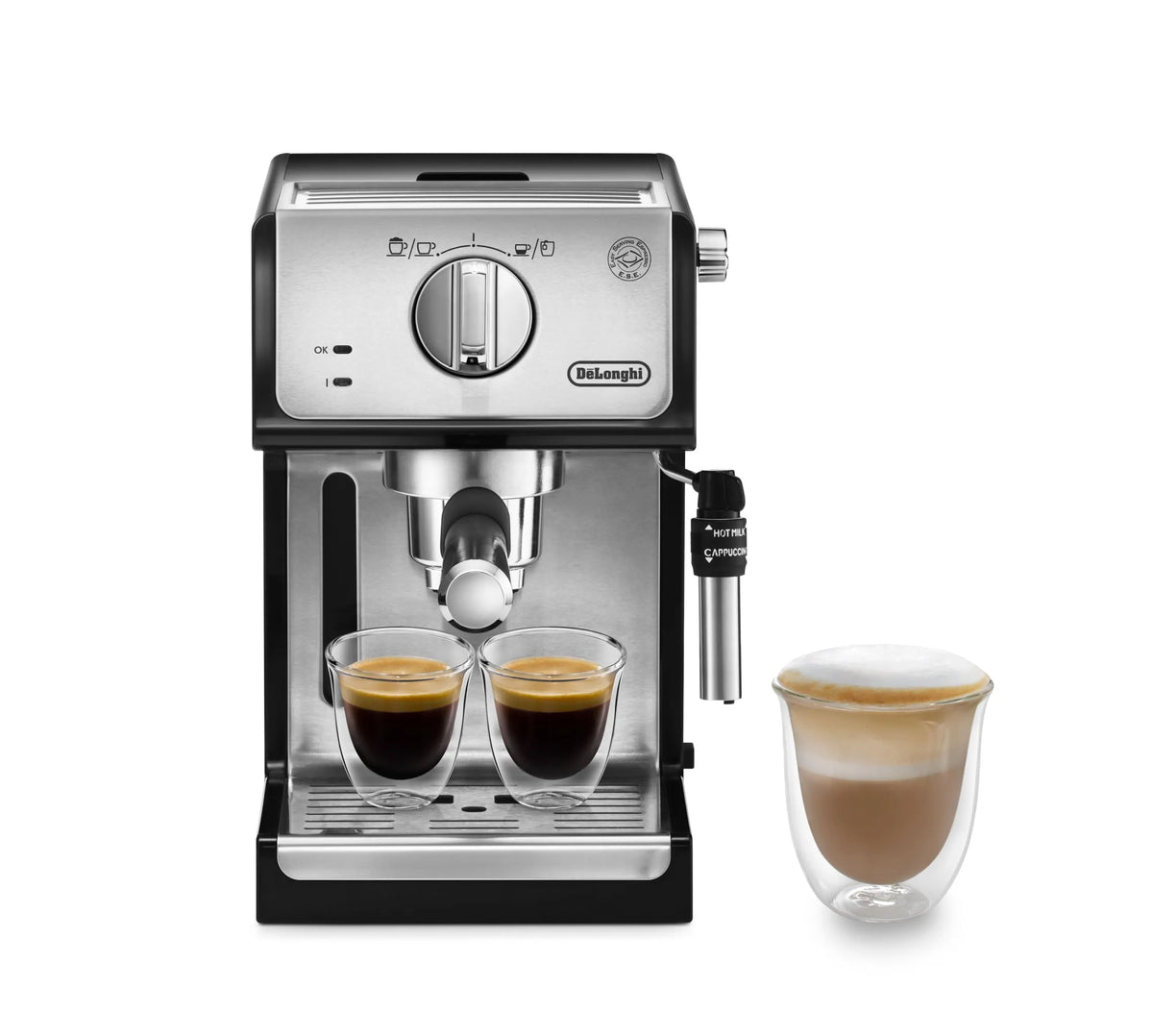 De'Longhi Traditional Barista Pump Espresso Machine Coffee & Cappuccino Maker Black