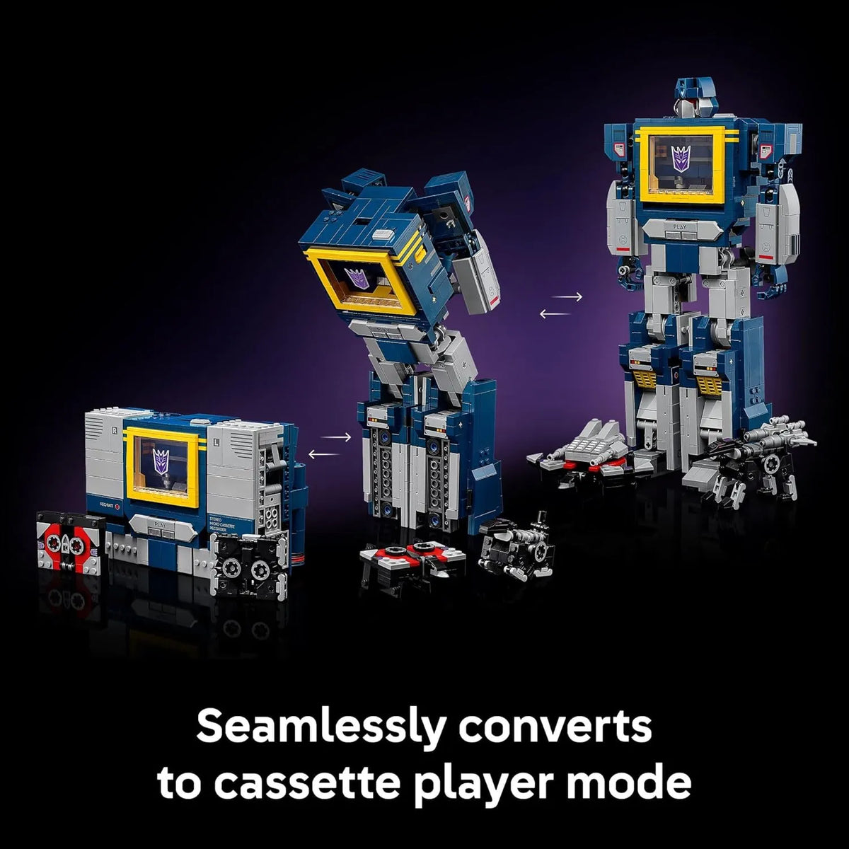 LEGO Icons Transformers: Soundwave – Building Set