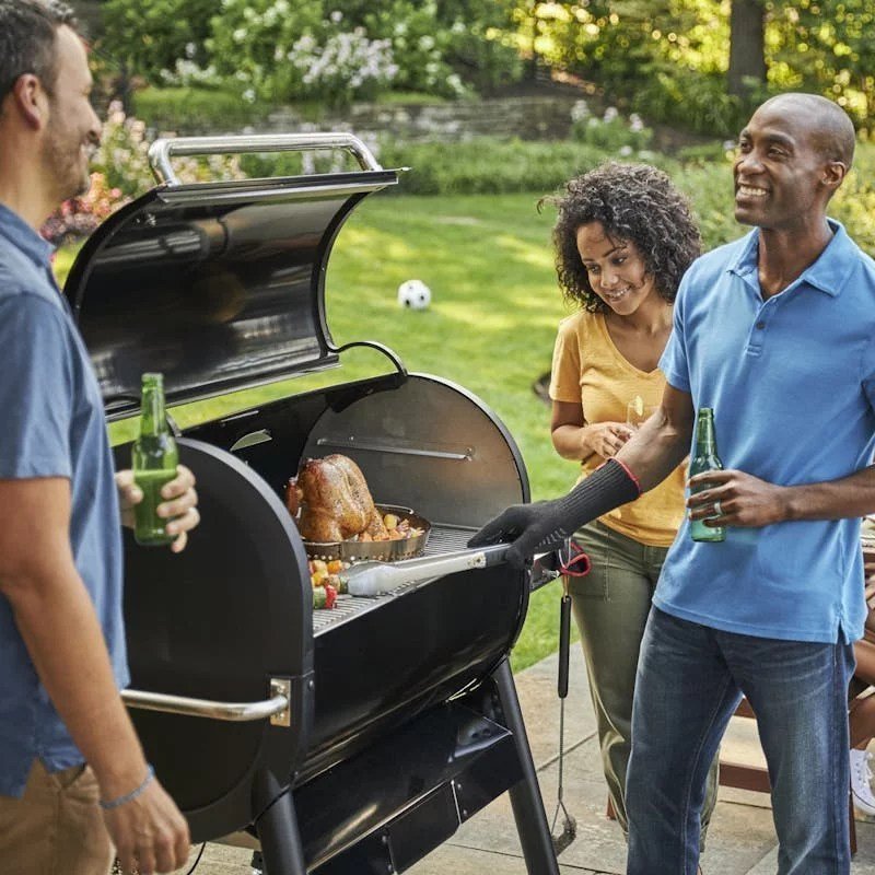Weber SmokeFire EX6 Wood Fired Pellet Grill – Black