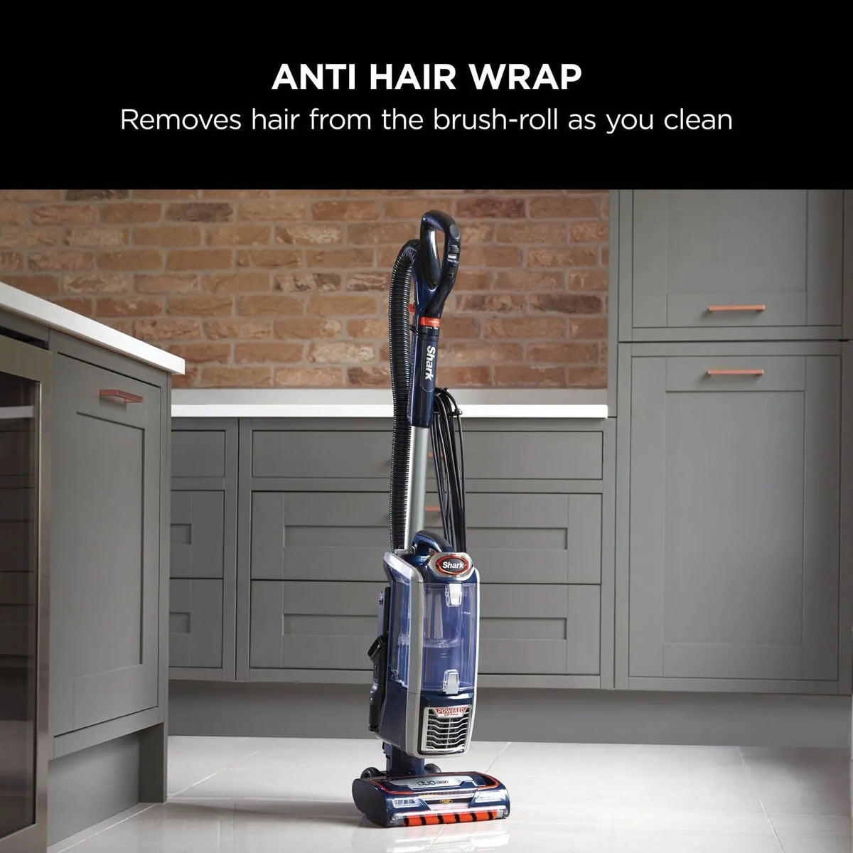 Shark Corded Upright Vacuum Cleaner 0.83L with Anti Hair Wrap Technology, DuoClean, Pet Model