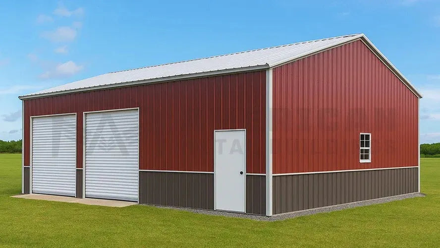 30x40x12 Steel Garage