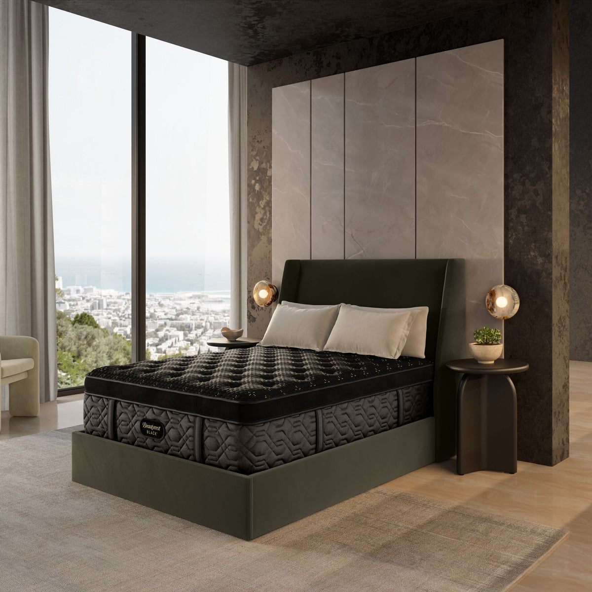 Beautyrest Black® Series Four 17.5″ Firm Pillow Top Mattress