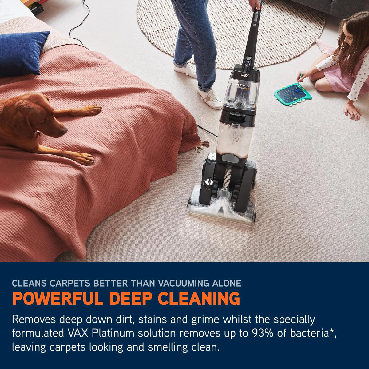 Vax Platinum Power Max Upright Carpet and Upholstery Cleaner
