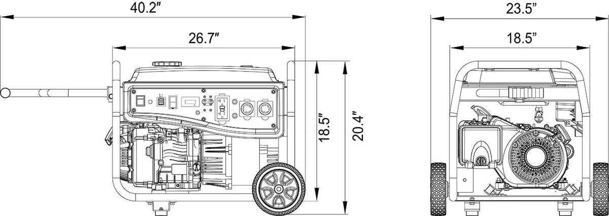 SUA6900 – 6900 Watt Portable Generator