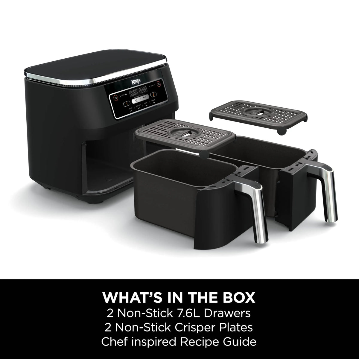 Ninja Foodi Dual Zone Dual Air Fryer 7.6L 4-in-1