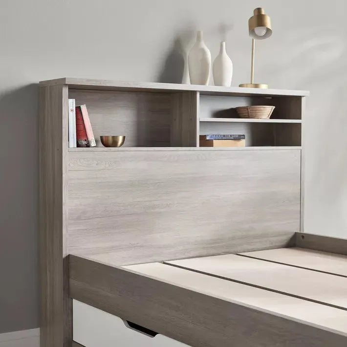 Jamie Single Bed with Storage – 120×200 cm