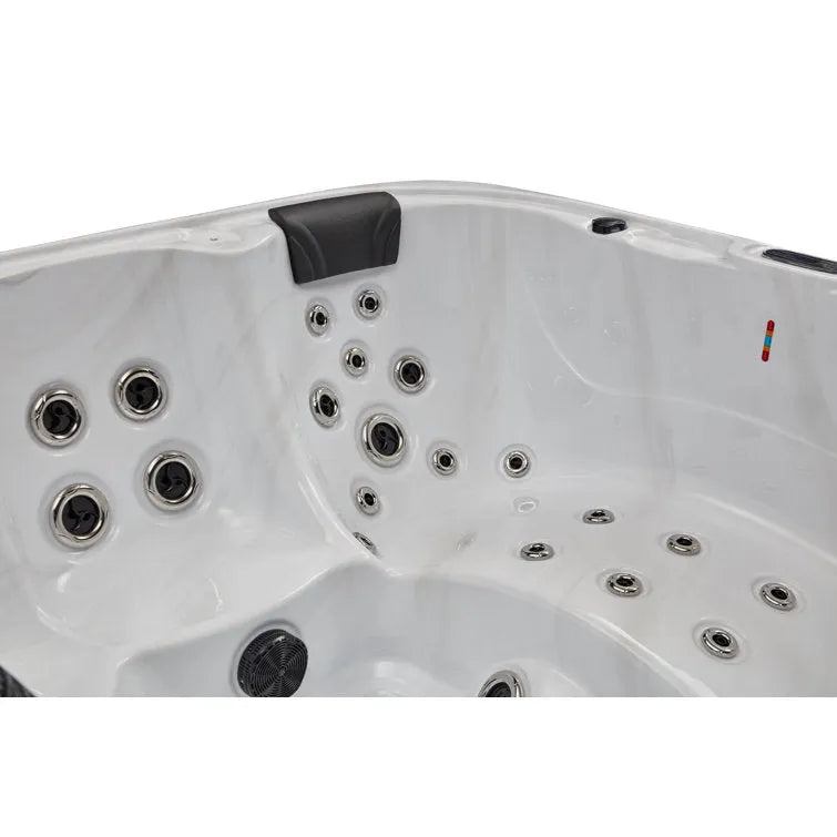 Victoria 6-person 60 Jet Hot Tub With Bluetooth In Grey