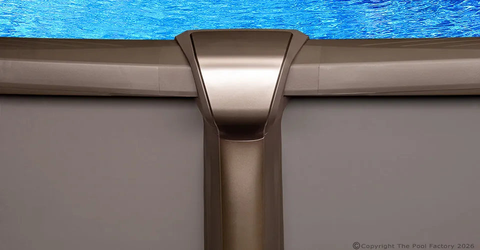 18’x40’x54″ Saltwater Defender Oval Pool with Resin Wall