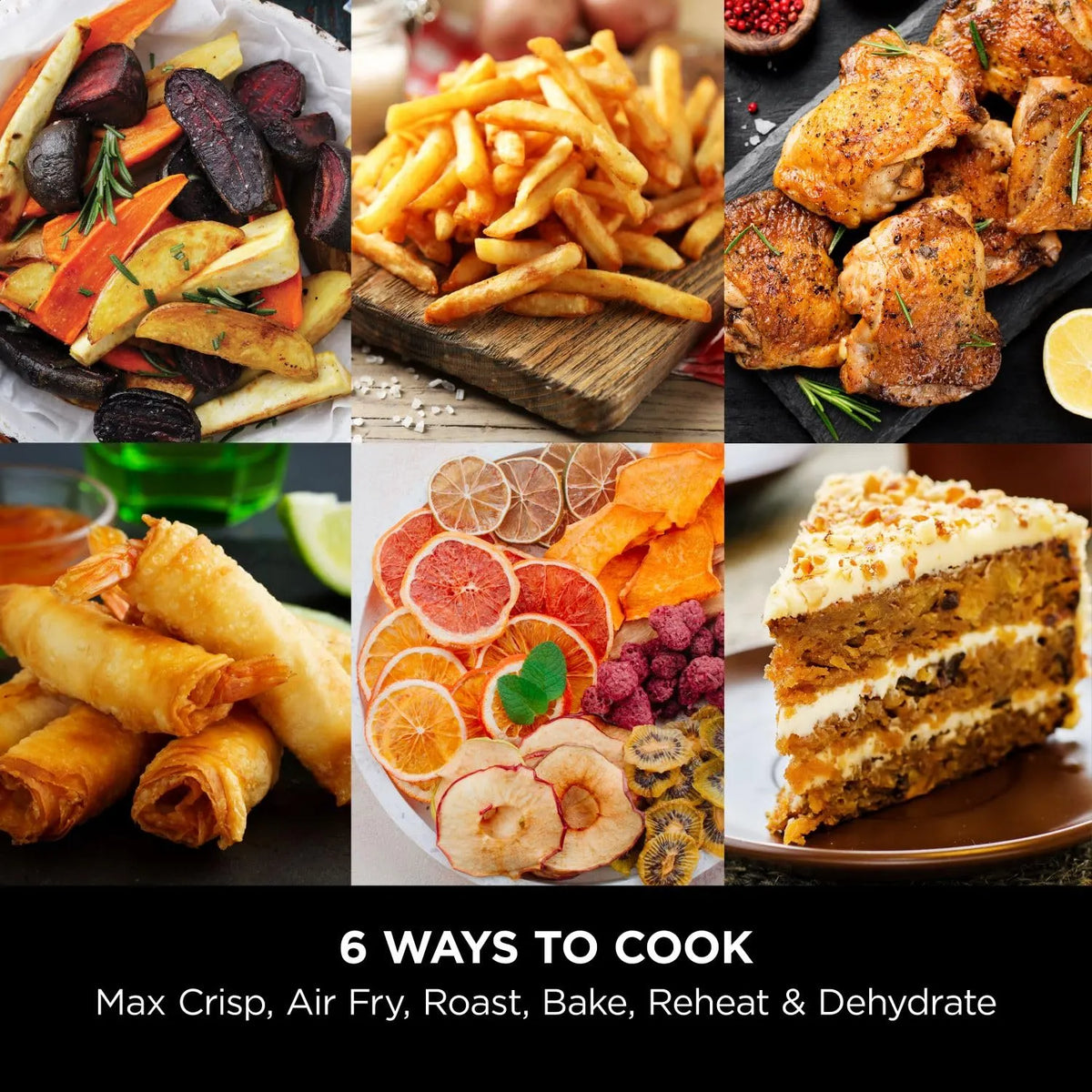 Ninja MAX PRO Air Fryer 6.2L Single Drawer Roast Bake
