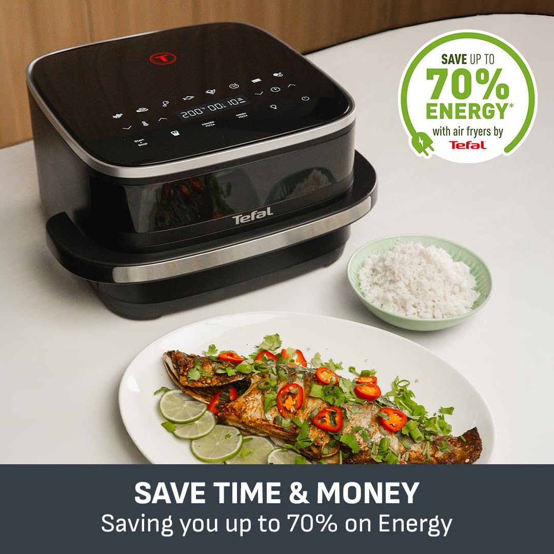 Tefal Easy Fry Pizza XL Air Fryer with Spacious Basket, up to 1 kg