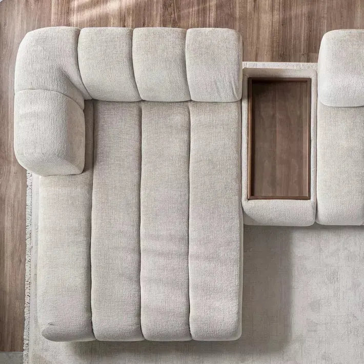 Nomad 4-Seater Velvet Left Corner Sofa
