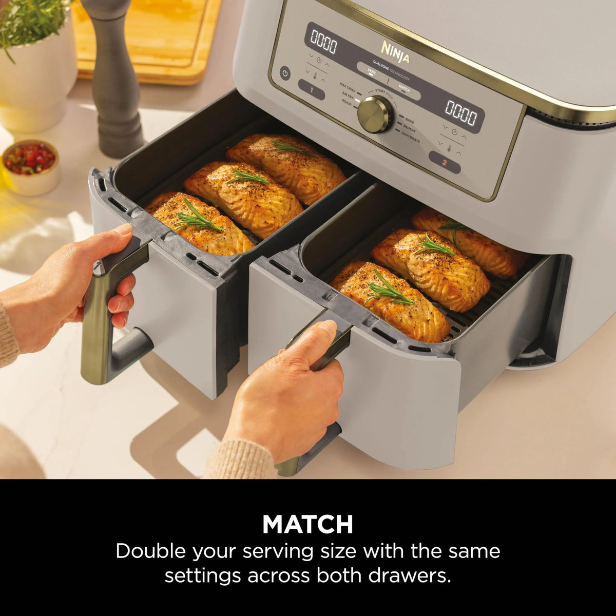 Ninja MAX Dual Zone Digital Air Fryer 9.5L 6-in-1