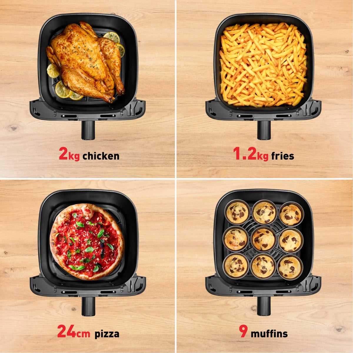 Tefal Easy Fry Mega Air Fryer 7.5 L 8 Programs