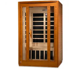 Dynamic Sauna San Marino 2-person Low EMF (Under 8MG) FAR Infrared Sauna (Canadian Hemlock)