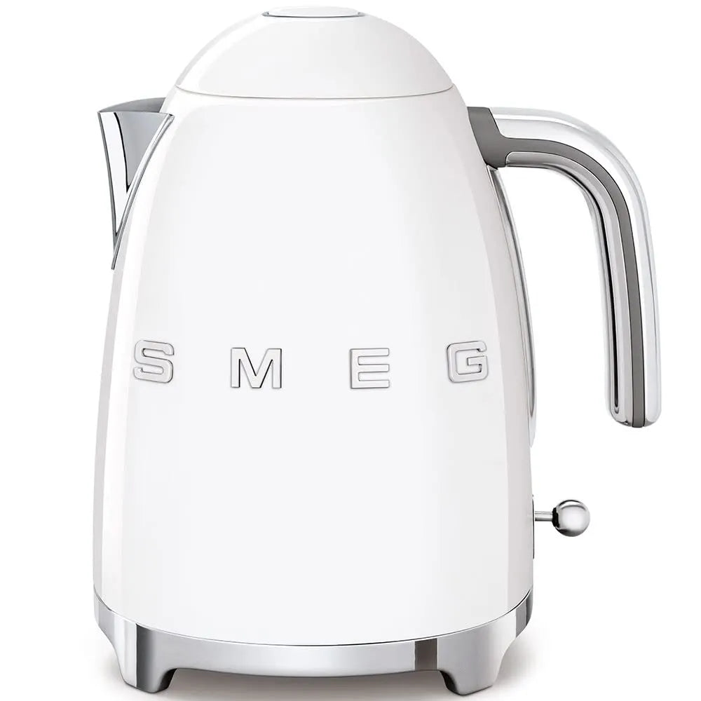 Smeg 1.7L Kettle and 2-Slice Toaster Set, Retro Style, White