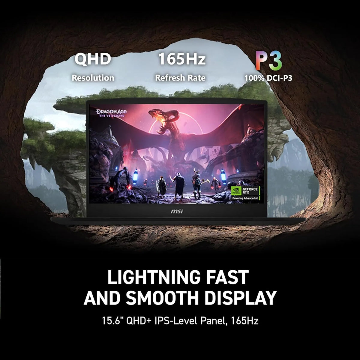 MSI Katana 15 HX 15.6” 165Hz QHD+ Gaming Laptop Intel Core i9-14900HX