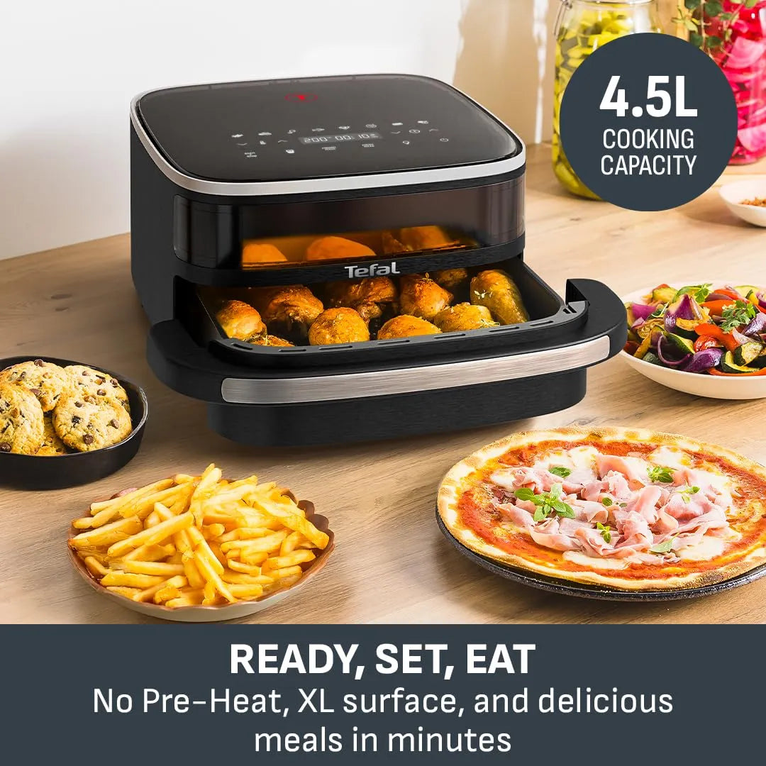 Tefal Easy Fry Pizza XL Air Fryer with Spacious Basket, up to 1 kg