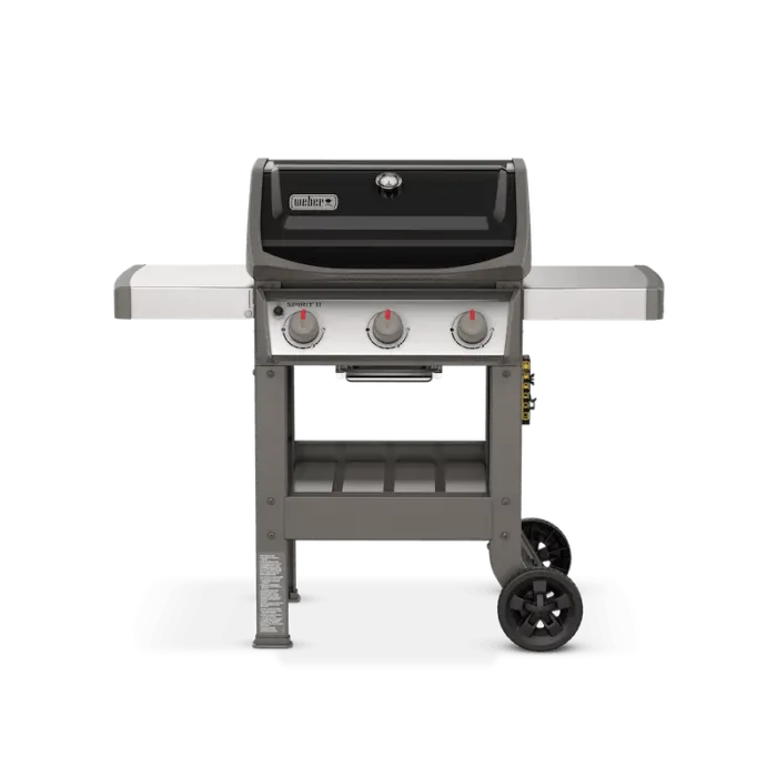 Weber Spirit II E-310 Propane Gas Grill, Black