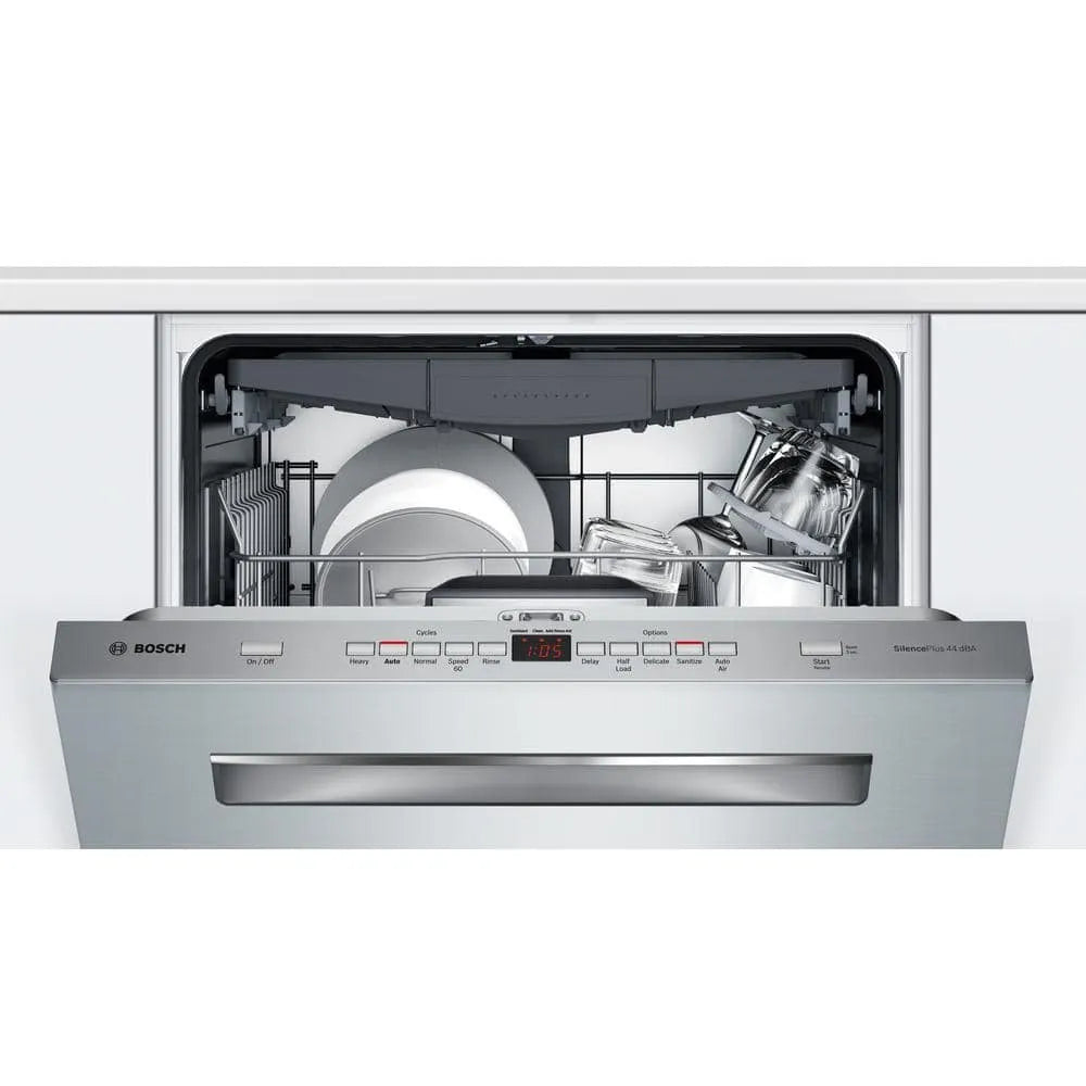 Bosch 500 Series 24 in. Stainless Steel Top Control Tall Tub Pocket Handle Dishwasher with Stainless Steel Tub, AutoAir, 44dBA