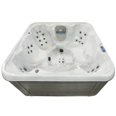 Luxuria Spas 4 – Person 51 – Jet Acrylic Square Hot Tub with Ozonator