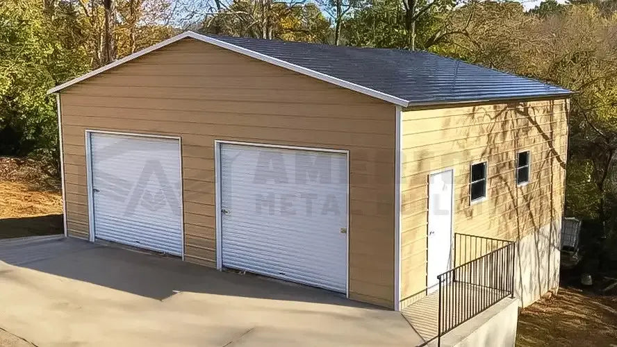 30x30x12 Two Car Garage Building