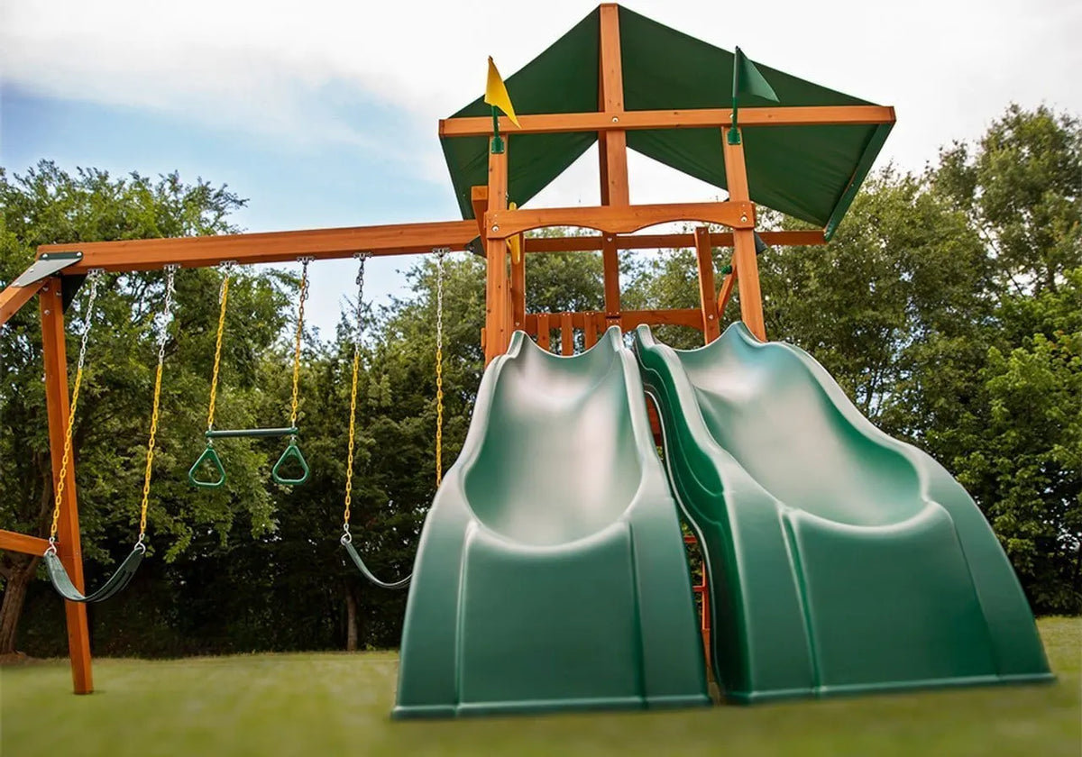 Outing w/ Dual Slides Swing Set