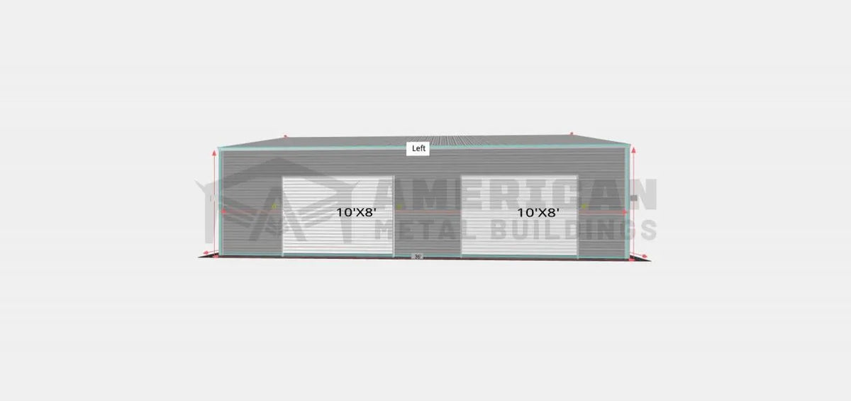 26x36x10 Side Entry Garage
