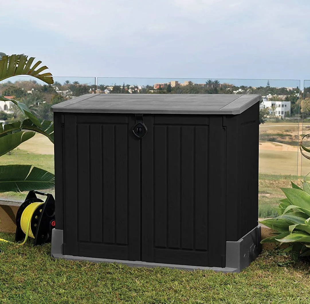 Keter Store-It-Out Midi Storage Shed 130x74x110 cm Black/Grey