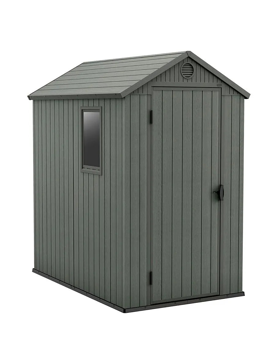 Keter Darwin Resin Garden Shed - Green
