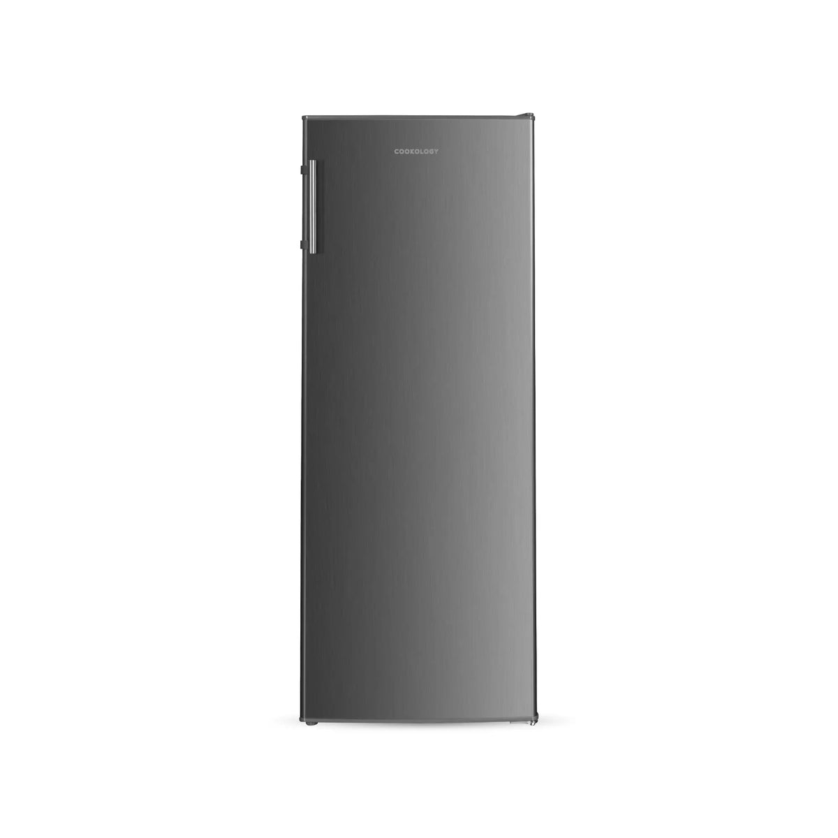 Cookology Tall Freestanding Larder Fridge, 240L, 143cm, Stainless Steel