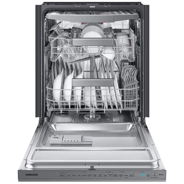 Samsung 24 in. Top Control Tall Tub Dishwasher in Fingerprint Resistant Stainless Steel with AutoRelease