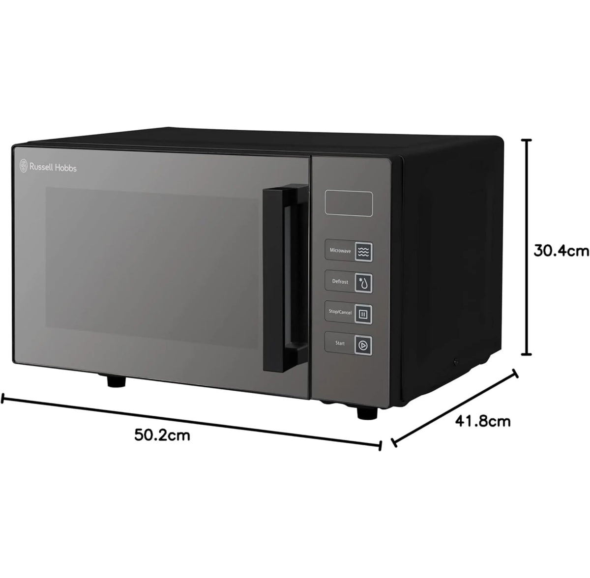 Russell Hobbs Digital Flatbed Microwave 23L 800W Black
