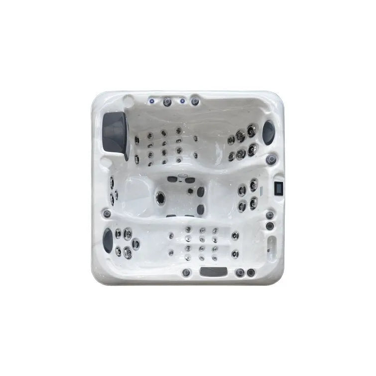 Luxuria Spas 4 – Person 51 – Jet Acrylic Square Hot Tub with Ozonator