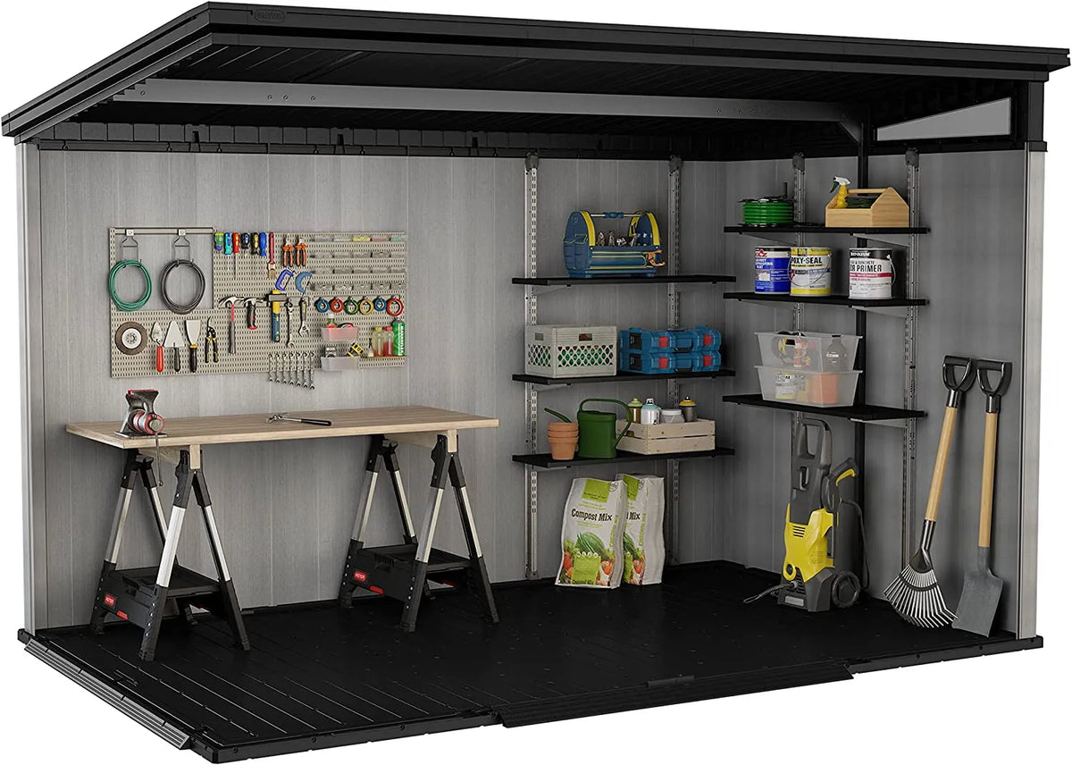 Keter Artisan Double Door Plastic Garden Shed