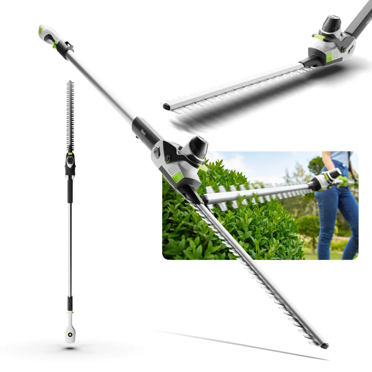 Gtech Long Reach Cordless Hedge Trimmer HT50