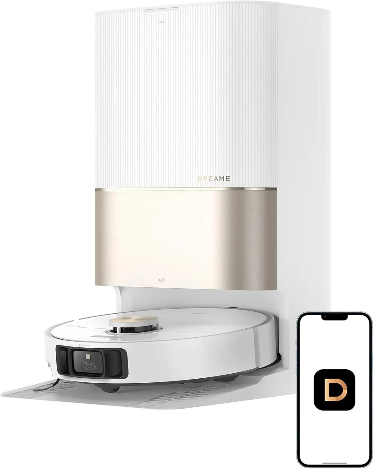 Dreame X40 Ultra Robot Vacuum with 12,000Pa Suction, Liftable Mop, Self-Cleaning & Auto-Empty
