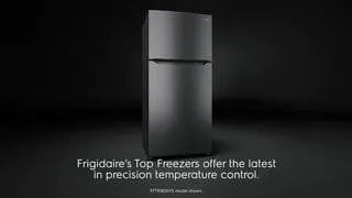 Frigidaire – 13.9 Cu. Ft. Top-Freezer Refrigerator – Brushed Steel