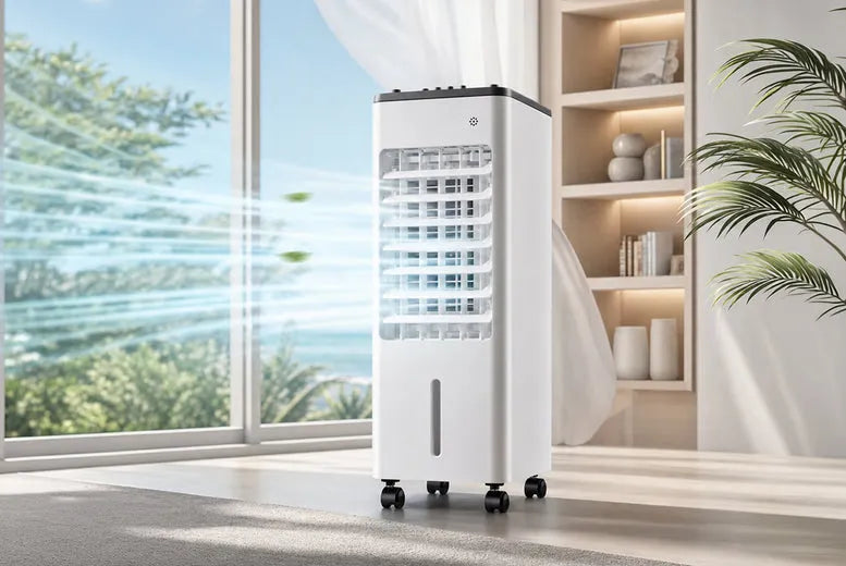 6L Air Cooler with Remote Control and 2 Ice Boxes