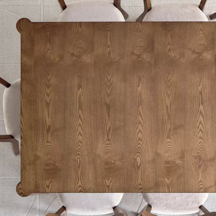 Bastora 10-Seater Wooden Top Dining Set
