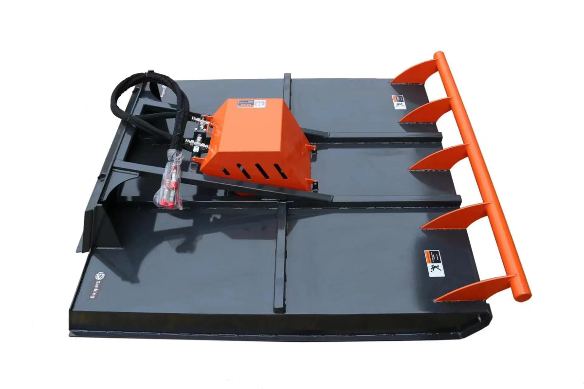 72″ Skid Steer Heavy Duty Rotary Brush Cutter Finishing Mower Skid Steer Attachment Hydraulic Mower