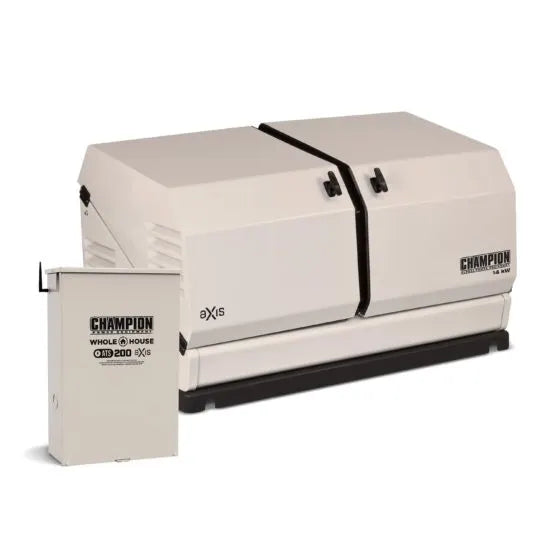 Champion 14-kW aXis Home Standby Generator with 200-Amp Whole House Switch (CA)