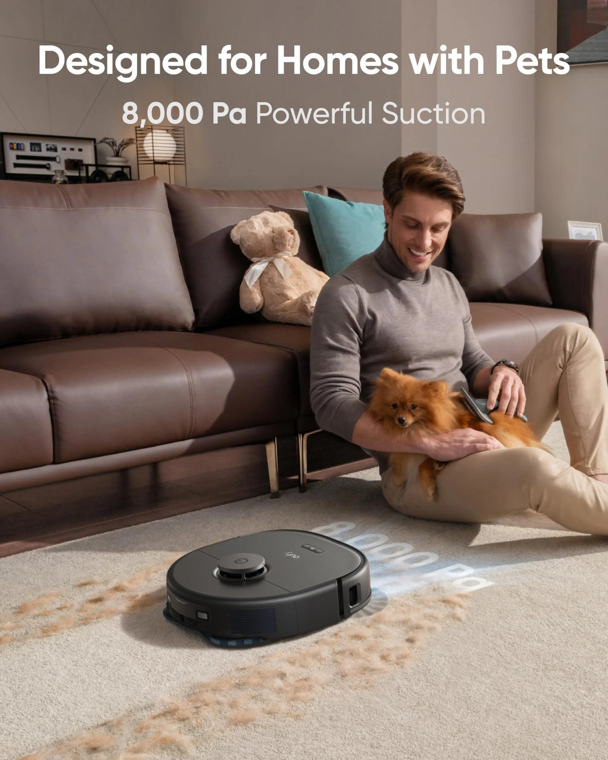 eufy X10 Pro Omni Robot Vacuum & Mop 8000Pa All-in-One Station