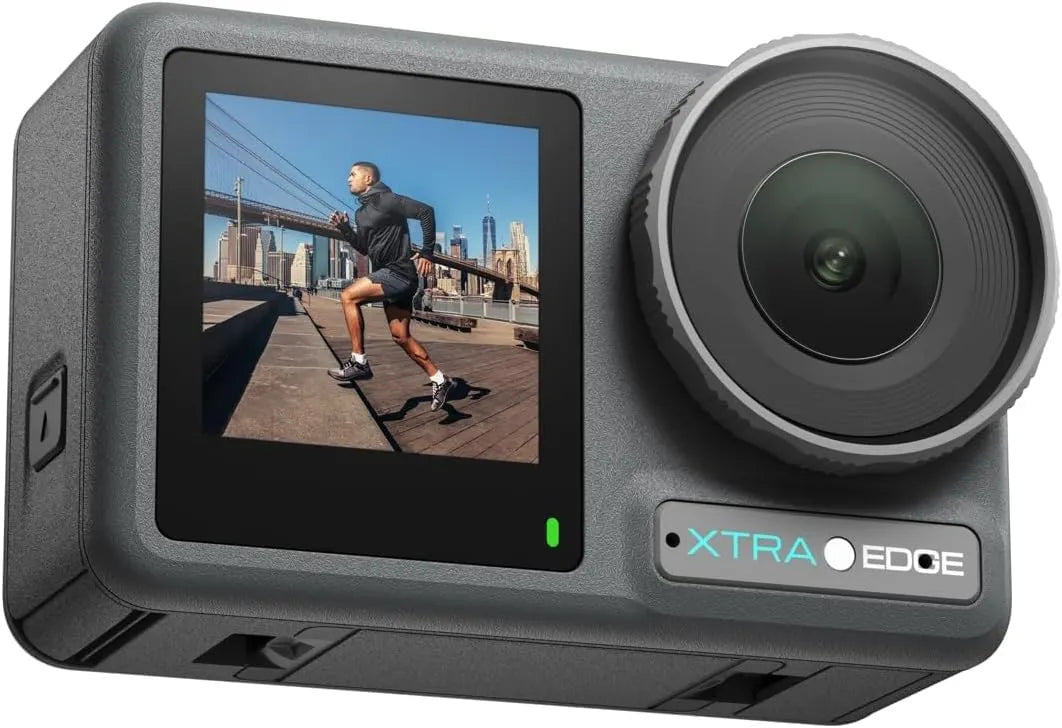 Action Camera 4K Waterproof to 52 ft with Hyper Stabilization & 3‑Hour Battery